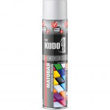 Быстросохнущая универсальная акриловая аэрозольная краска в большом баллончике KUDO® KU-A9003M.3 (эмаль) предназначена для окрашивания предварительно загрунтованных поверхностей (металлических, деревянных, бетонных, пластиковых и пр.). Обеспечивает отличный результат для любых декоративных и оформительских работ. Применяется для наружных и внутренних работ. Аэрозольная краска легко наносится на труднодоступные места, имеет хорошую адгезию и укрывистость. Готовое покрытие характеризуется долговечностью и атмосферостойкостью, обладает высокой твердостью и механической прочностью. Имеет яркие, насыщенные цвета, высокую эластичность и хорошую адгезию к пластикам. Доступны высокоглянцевые «Extra gloss finish» и матовые «Deep matt finish» цвета. Цветовая палитра соответствует европейскому цветовому стандарту RAL.