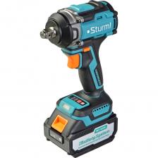Аккумуляторный 18 В, ударный гайковерт 1/2 ? – является частью системы 1BatterySystem 18V. Оснащен 18 В бесщеточным двигателем, характеризующимся на 30% лучшей производительностью в сравнении с коллекторными аналогами. Кроме того, бесщеточный двигатель отлично справляется с кратковременными перегрузками и не склонен к перегреву. Модель STURM! CD20500BL имеет три режима настройки крутящего момента: 270 Н м, 420 Н м и 500 Н м – пользователь выбирает нужный, исходя из поставленных задач. Функция AutoStop обеспечивает максимально аккуратное откручивание прикипевшего крепежа, исключая его повреждение. CD20500BL оснащен LED-подсветкой рабочей зоны, создающих направленный симметричный луч, а также индикатором остаточного заряда аккумулятора. Винтоверт штатно комплектуется литий-ионным (Li-ion) аккумулятором емкостью 4.0 А ч и зарядным устройством. Прочный кейс с металлическими застежками гарантирует сохранность устройства и аксессуаров в процессе транспортировки.