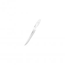 Нож разделочный Regent Inox 200/325 мм slicer 8 Linea OTTIMO 93-KN-OT-3 предназначен для бытового использования.Острое лезвие позволяет быстро нарезать продукты, что экономит время и силы.Благодаря эргономичной форме нож удобно лежит в руке.Изделие легко затачивается, поэтому отличается практичностью.