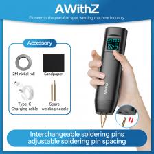 Аппарат для точечной сварки с аккумулятором, ручной аппарат для точечной сварки со сменной иглой, 11 передач, регулируемая