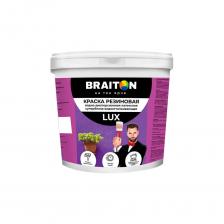 Краска BRAITON paint ВД АК LUX резиновая (латексная), влагоотталкивающая, 1 кг, цвет Черный RAL 9005 kluxbraitoncher1