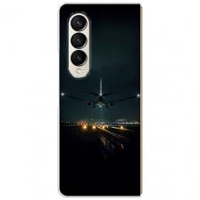 Чехол на Samsung Galaxy Z Fold 4 / Самсунг Галакси Зет Фолд 4 с принтом Ночной рейс