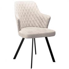 Стул DikLine 345 C103 крем, ножки черные арт.00-00076164 Dikline