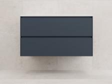 Тумба под раковину Style Line ЛИМА 100см подвесная LINE 100 2 ящика PLUS Графит ЭМАЛЬ