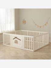 Большой детский игровой манеж UNIX Kids Classic Tree House 150 x 180 Camel, Бежевый
