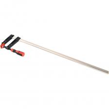 Столярная f-образная усиленная струбцина Столярная F-образная струбцина DELI dl111280z усиленная, 800x120 мм, максимальное усилие зажима 3500 Н, резьба 16 мм, штанга 8 мм 112052