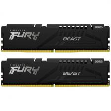 Оперативная память Kingston DDR5 16Gb (2x8Gb) 6000MHz Fury Beast (KF560C30BBEK2-16)