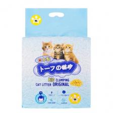 Комкующийся наполнитель Hakase Arekkusu Тофу оригинальный, 10л, 1 шт.