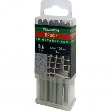 Сверло по металлу PROFI HSS-G P6M5 (10 шт; 6.5x101 мм) Росомаха 703065
