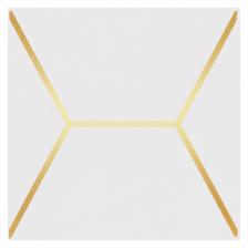 декор настенный 15х15 Витраж белый