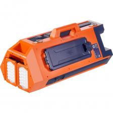 Аккумуляторная осветительная вышка с двумя светодиодными лампами с силой света 15000лм и максимальной высотой 2.2м. Имеет степень защиты IP 66 и предназначена для работы в тяжелых погодных условиях. Имеет несколько режимов освещения, оснащена 3 аккумуляторами и способна светить 10 часов подряд. Оснащена usb портом для подзарядки гаджетов и иных устройств. Имеет возможность работать от сети. Отлично подойдет для спасательных операций, выездных мероприятий, кемпинга, рыбалки, охоты, ремонтных и погрузочных работ в темное время суток. Продукт разработан с учетом потребностей МЧС России и впервые был представлен и отлично себя показал в тяжелых условиях при проведении учений МЧС “Безопасная Арктика 2025”