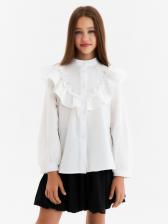 Блузка для девочки MINAKU, белая, рост 146 см