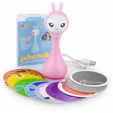 Интерактивная музыкальная игрушка Умный зайка alilo R1, распознавание цветов, для мальчиков, девочек, розовый
