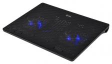 Подставки для ноутбуков Digma Подставка для ноутбука 15.6"360x260x27мм 2xUSB 2x 120ммFAN 650г черный [D-NCP156-2]