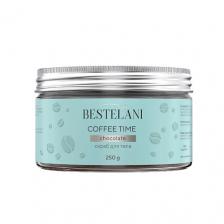 Скраб для тела BESTELANI Скраб для тела, сахарный Coffee time увлажняющий с маслами 250
