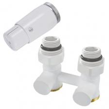 Термоголовка, соединительный комплект, узел подключения для радиатора Schlosser Standard 600800055 1 шт. прямой белый