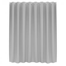 занавеска для ванной WASSERKRAFT Oder 200х200см полиэстер серая с люверсами