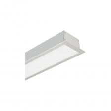 Светильник линейный встраиваемый с накладным фланцем произведен из алюминиевого профиля. Посадочный размер светильника 960х49х32 мм (ДхШхВ). Крепление светильника производится с помощью держателей. Поставляется в готовом виде и не требует дополнительной сборки. Идеально подходят для освещения офисных центров, ресторанов и кафе, отелей, коммерческих и общественных помещений.