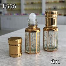 F556 - 6 мл - Флакон стеклянный с шариком для масляных духов