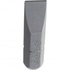 Торцевая бита Вставка бита торцевая 1/4", Slotted, 7х1.2 мм, L = 25 мм KING TONY 102507S1
