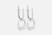 Серьги серебряные Earrings 2 шт POKROVSKY