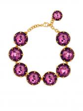 Oscar de la Renta браслет Classic Crystal, золотой
