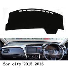 Для Honda city Grace 2014-2019 правый и левый руль, чехлы на приборную панель автомобиля, коврик, подушка, коврики, аксессуары