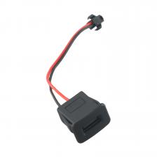 С кабельными клеммами, USB-разъем питания с гнездом зарядного устройства, легкая установка, огнестойкое и стабильное соединение