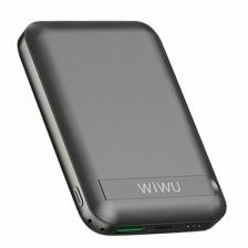 Беспроводной магнитный внешний аккумулятор WiWU Snap Cube 10000mAh чёрный 22w