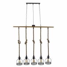 Светильник «Рольф» 5хЕ27 60 Вт черный 101x30x20 см BayerLux