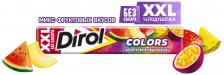 Жевательная резинка Dirol Colors XXL ассорти фруктовых вкусов 19г
