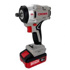 Аккумуляторный гайковерт Аккумуляторный ударный гайковерт Crown CT22062HX-4 BMC, 20 В, 550 Нм, 1/2"