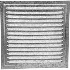 Металлическая решетка Решетка металлическая (300x300 мм; оцинкованная) ВИЕНТО РМ3030Ц