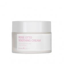 PUREFORET Крем для лица успокаивающий с экстрактом розы дамасской Rose Otto Soothing Cream 50