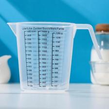 Стакан мерный Доляна, 1.5 л, пластик, прозрачный