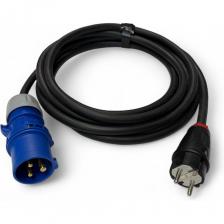 Силовой удлинитель с заземлением iTOK серии iCONNECT PRO в однофазном исполнении имеет на одном конце кабеля вилку стандарта Shuko, а на другом вилку стандарта CEE (1P+N+E) предназначен для подключения различных приборов, механизмов, генераторов, других специальных устройств требующих способ подключения через стандарт CEE и Shuko на напряжение до 250 В и мощностью до 3500 Вт. Также данный силовой удлинитель может быть использован в качестве переходника от стандарта Shuko стандарту CEE и наоборот. В состав изделия входит: Вилка с заземлением стандарта Shuko, и Вилка (1P+N+E) стандарта CEE, Морозостойкий кабель КГтп-ХЛ 3х2,5 мм ГОСТ 24334-2020 производства Калужского Кабельного Завода. Температура эксплуатации от -60 до +50 С.Высокая степень защиты iP44 и морозостойкий кабель позволяют использовать силовой удлинитель iTOK на улице при высоких минусовых температурах и в помещениях с влажной средой. Вилка (стандарт Shuko) выполнена в твердом резиновом исполнении, что обеспечивает высокую ударопрочность и возможность применения при минусовых температурах. Вилка (1P+N+E) стандарта CEE выполнены из материала Полиамид 6, стойкого к химическим соединениям, имеют высокую надежность и длительный срок эксплуатации, а также обеспечивает высокую огнестойкость, термостойкость (самозатухающий материал), ударопрочность и возможность применения при минусовых температурах. Перед началом эксплуатации, во избежании перегрева кабеля, удлинитель необходимо полностью размотать. Длина кабеля 40 м.