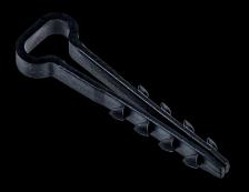 IEK UDH14-05-10-100-K02 Дюбель-хомут 5х10мм плоск. каб. нейл. черн. 1 упак