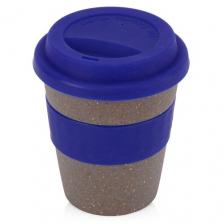 Стакан Oasis "Cafe", 350 мл, с силиконовой крышкой, цвет темно-синий