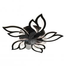 Люстра потолочная Estares FAN ASTRA 100W+18W 5F-APP-680x120-BLACK/WHITE-220