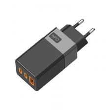 Сетевое зарядное устройство USB-A и 2 USB-C, 65Вт REXANT, цена за 1 шт