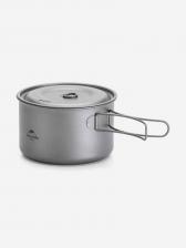 Котелок титановый Naturehike Tdg02 1,3L NH18T202-B, Серый