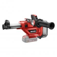 Аккумуляторный пылесос-насадка DEVON 4715-Li-20 для перфоратора - чистота работ без проводов и лишних движений! Инновационное решение для сбора пыли и опилок непосредственно во время сверления. Совместим с перфораторами системы DEVON 20V Li-Ion (аккумулятор приобретается отдельно). Технические характеристики: Тип: пылесос-насадка для перфоратора Питание: 20V Li-Ion (аккумулятор не входит в комплект) Особенность: система отвода опилок Вес: минимальный (не затрудняет работу) Область применения: Строительные и ремонтные работы Монтаж конструкций Работы по бетону и кирпичу Установка крепежных элементов Примечание: Для работы требуется аккумулятор DEVON 20V Li-Ion (приобретается отдельно). DEVON 4715-Li-20 – поддерживайте чистоту на рабочем месте с максимальным комфортом! 