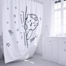 Штора для ванной Fixsen Teddy Oops 180x200 FX-2505