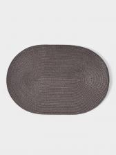 Салфетка сервировочная на стол Magistro «Лофт», 31x45 см, овальная, коричневая