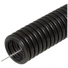 Труба гофрированная ПНД 20 мм Промрукав легкая безгалогенная с зондом (25 м)