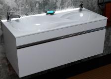 Тумба под раковину без столешницы Velvex Otto 100 подвесная, белая