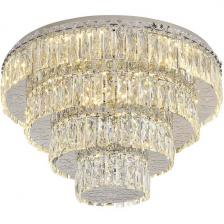 Потолочная люстра Escada Sublime 562/A LED 96Вт+4х40Вт Е14, 3000-6000К, ПДУ, изменение цветовой температуры, металл/хрусталь, хром/прозрачный