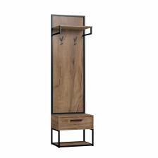 Вешалка напольная в прихожую Nature 74, 560x394x2113 мм, цвет дуб табачный craft/чёрный