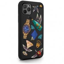 Черный силиконовый чехол MustHaveCase для iPhone 11 Pro Luxury lifestyle для Айфон 11 Про Противоударный