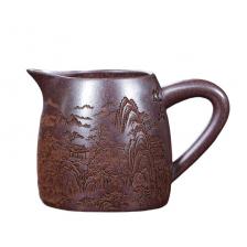 Фарфоровый пейзажный кувшин для чая Исин Цзыша 400 мл